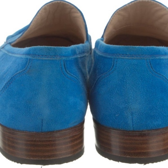 Rare Gravati Italian Royal Blue Suede Loafers - Picture 8 of 8